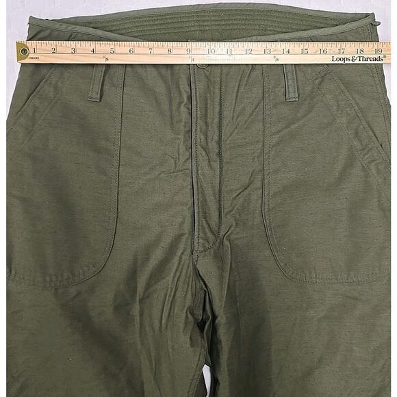 USGI Cold Weather Permeable Pants Trousers Sz L Made by Alpha Vintage Military - Picture 11 of 12